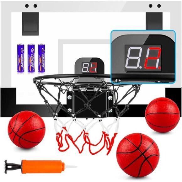 Indoor Basketball Hoop Fan Backboards for Teens and Adults Door Room Basketball